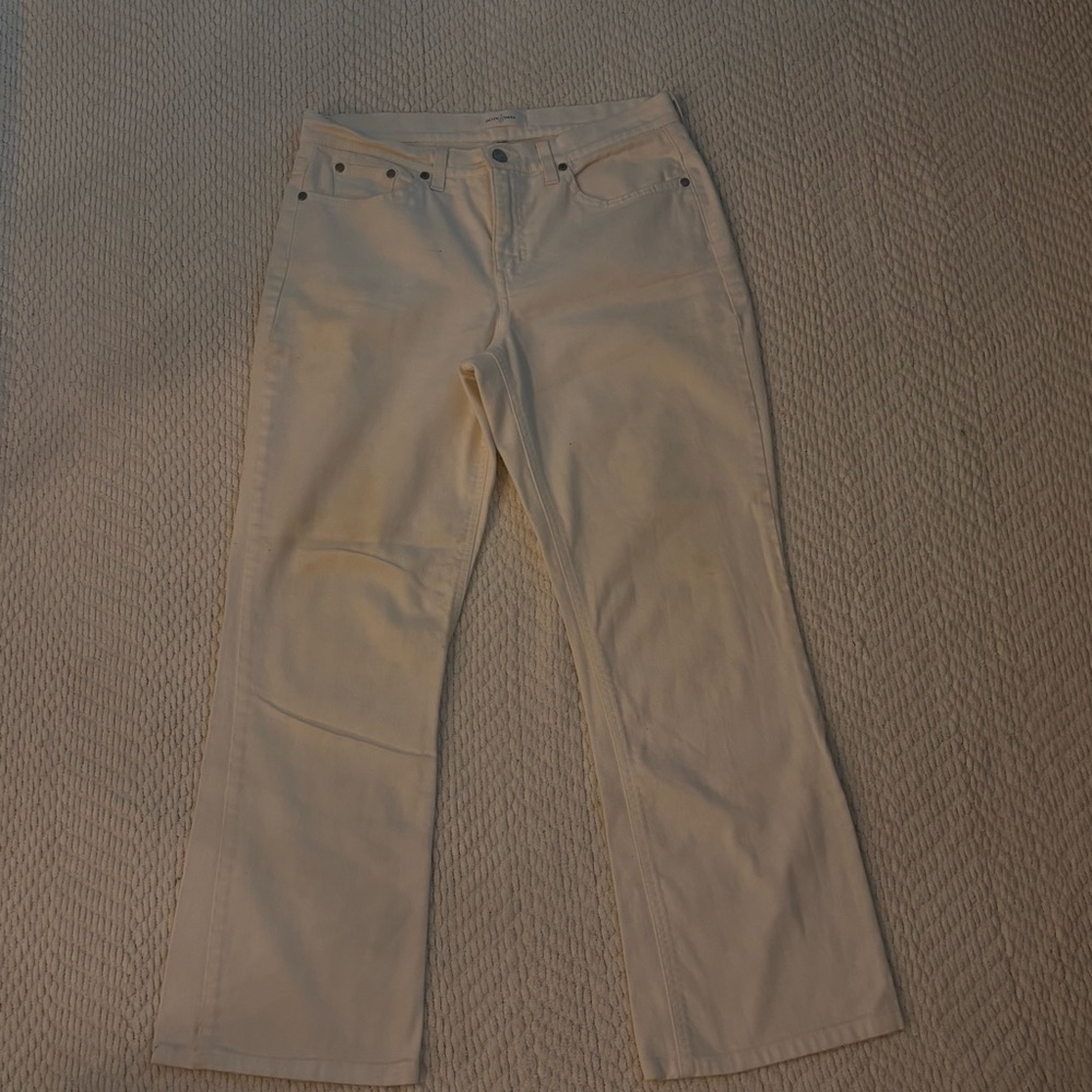Jaclyn Smith White Jeans